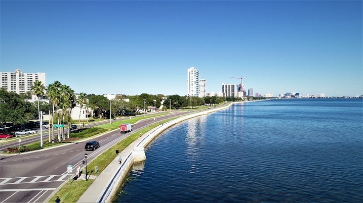 A picture of Tampa Bay with easy access to zip code 33611