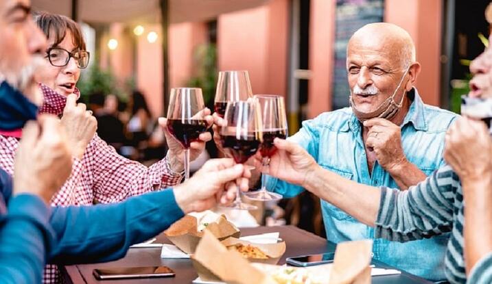 People enjoying a meal in a restaurant in Brandon, Florida