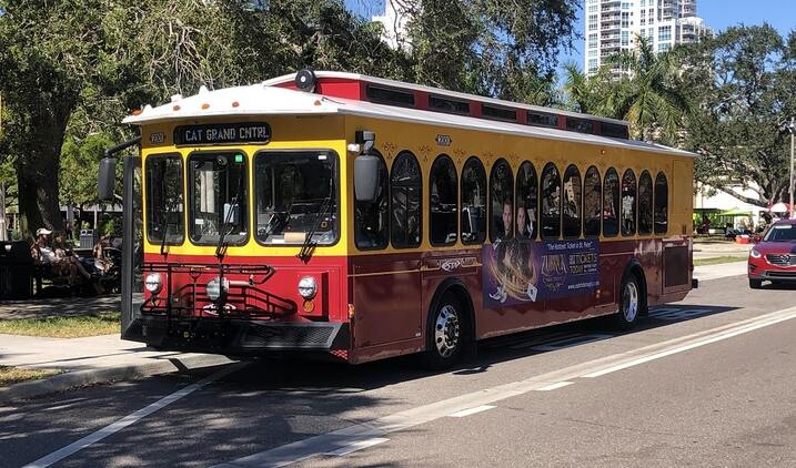 A bus station in Tampa, Florida