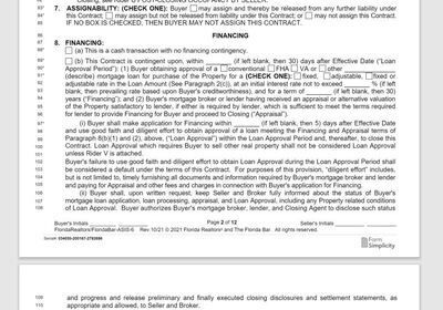 Assignability & Financing Of Real Estate Contracts