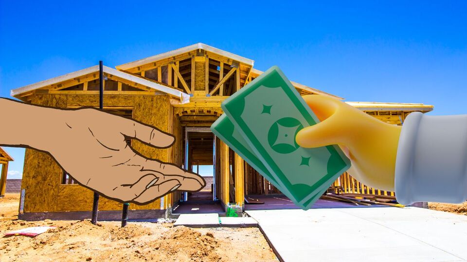 When is Down Payment Due For New Construction Home