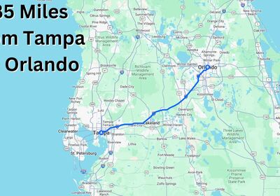 How Long Is The Ride From Orlando To Tampa