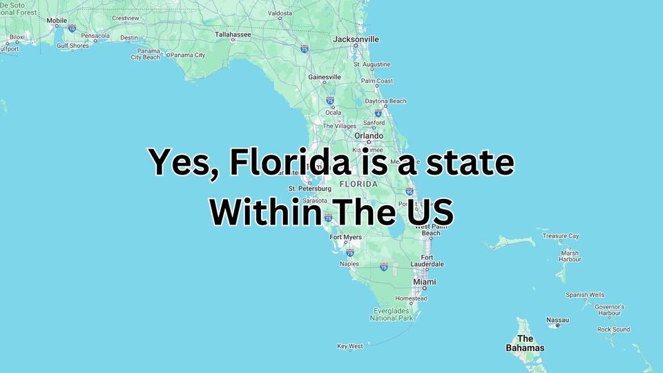 Yes Florida is one of the 50 states making up America