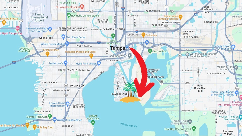 What Is The Closest Beach To Downtown Tampa Florida